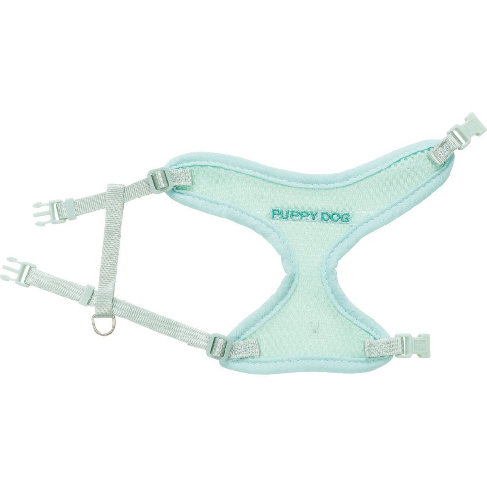 Trixie Junior Puppy Soft шлейка с поводком для щенков S-M - мятный Trixie Junior Puppy Soft шлейка с поводком для щенков S-M - мятный