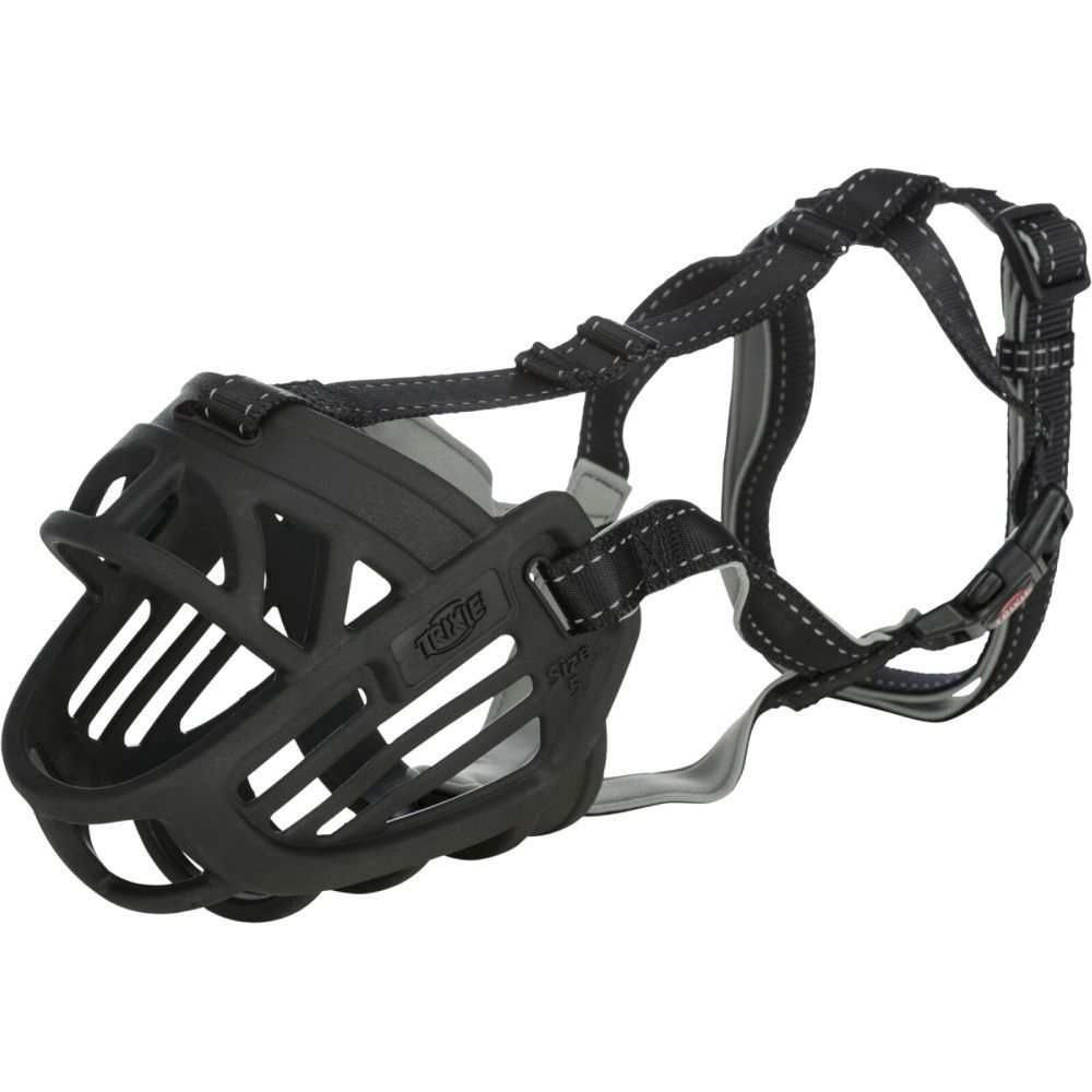 Trixie Muzzle Flex намордник для собак S - чорний Trixie Muzzle Flex намордник для собак S - чорний
