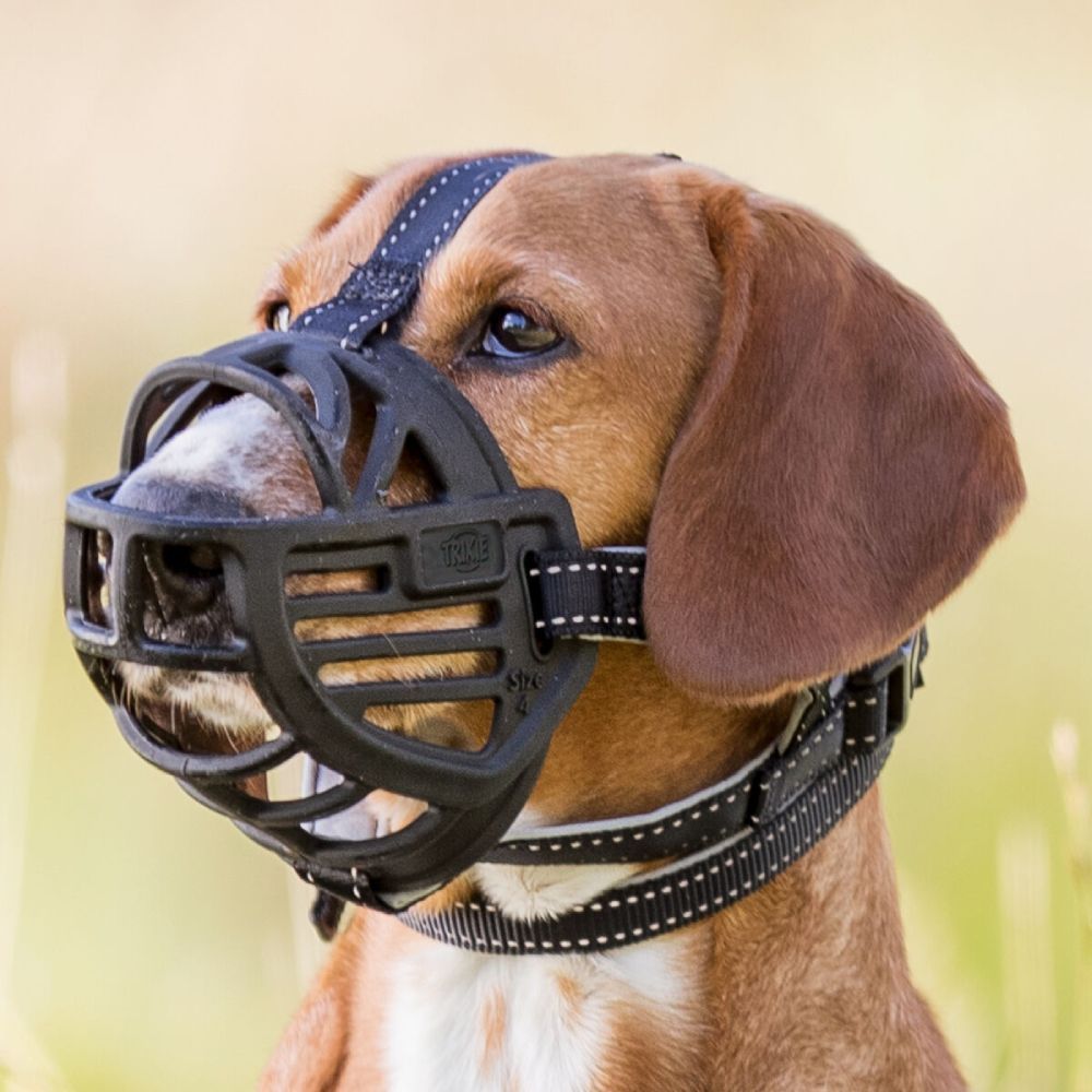 Trixie Muzzle Flex намордник для собак S - чорний Trixie Muzzle Flex намордник для собак S - чорний
