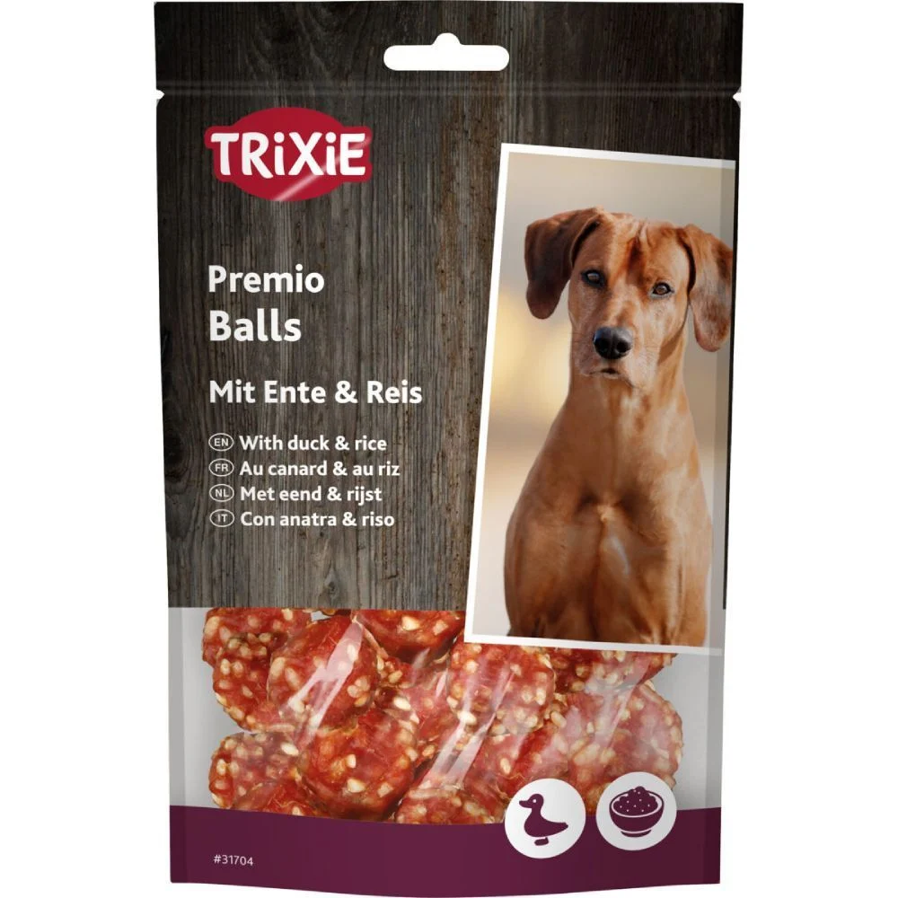 Ласощі для собак Trixie Premio Balls 80 г - качка та рис Ласощі для собак Trixie Premio Balls 80 г - качка та рис