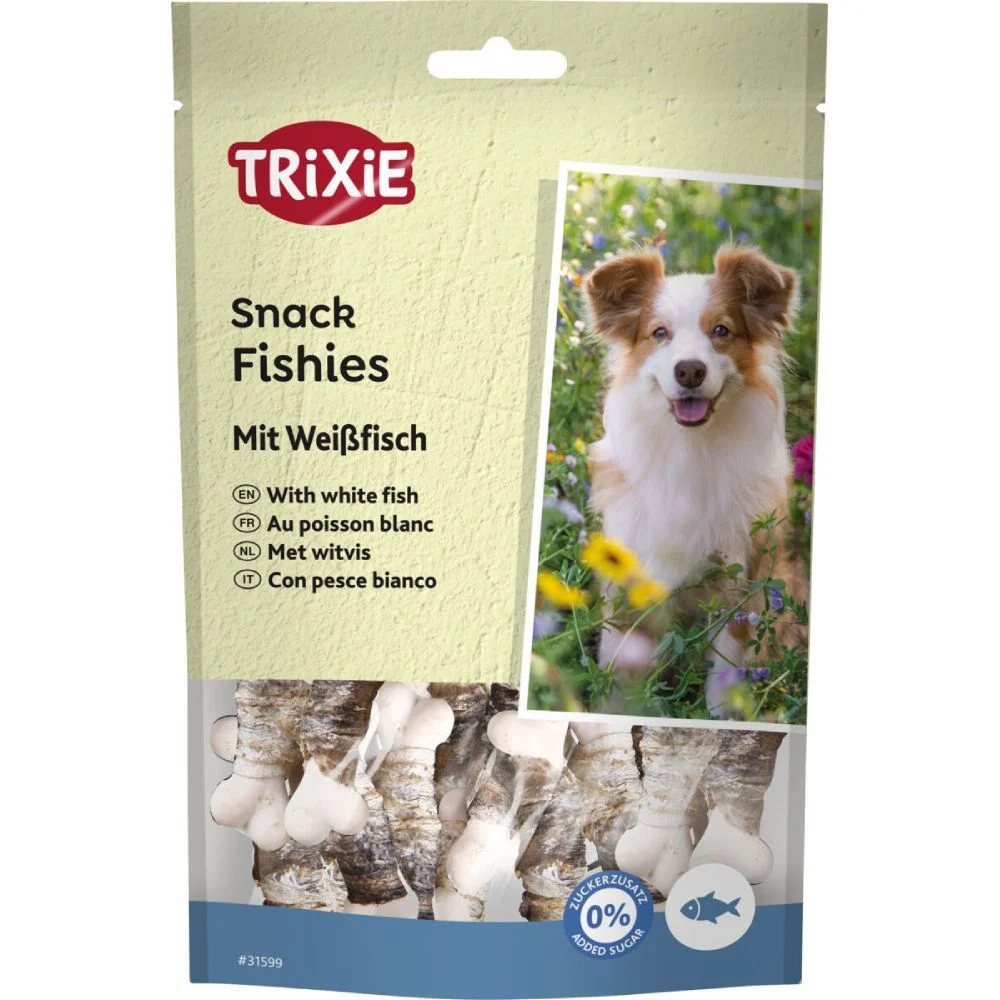 Ласощі для собак Trixie Premio Fishies 100 г - біла риба Ласощі для собак Trixie Premio Fishies 100 г - біла риба