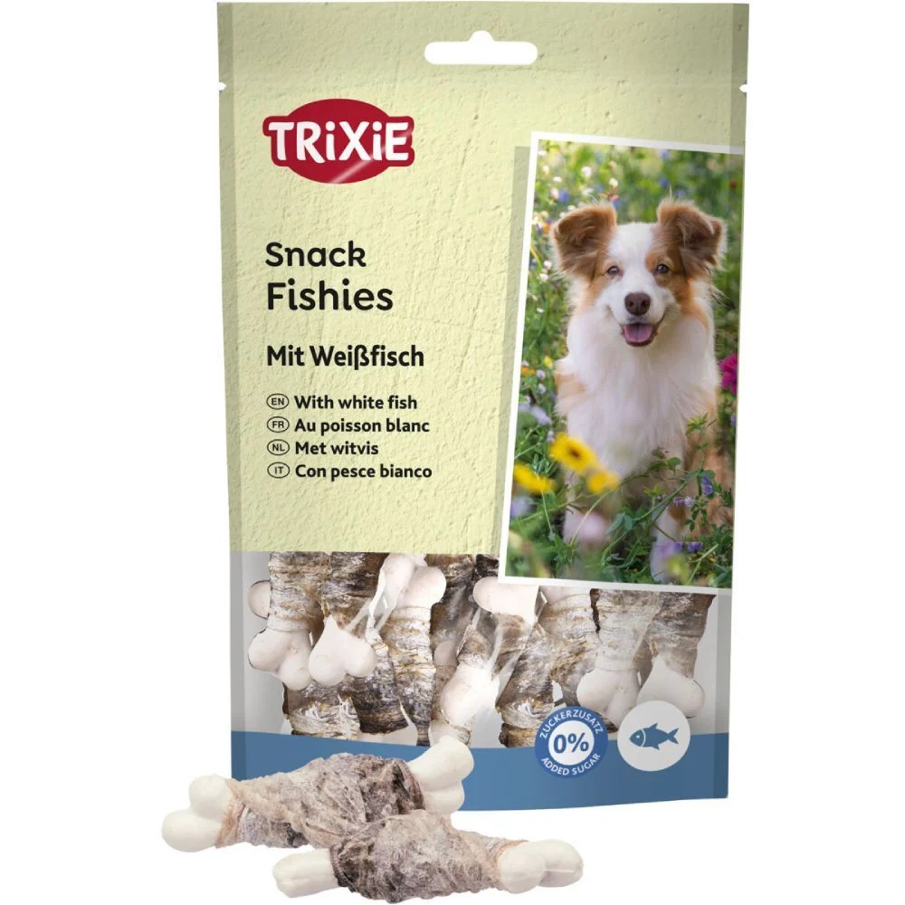 Ласощі для собак Trixie Premio Fishies 100 г - біла риба Ласощі для собак Trixie Premio Fishies 100 г - біла риба