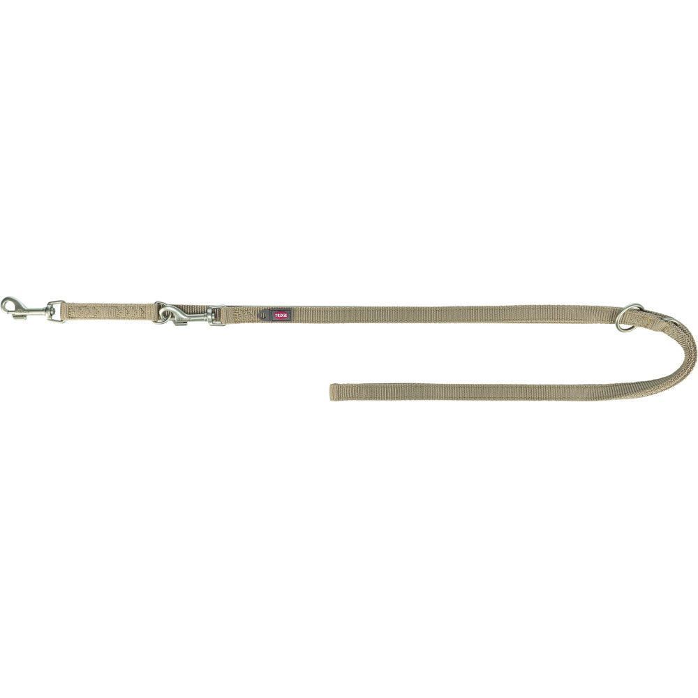 Trixie Premium Adjustable Lead повідець для собак M–L 2 м 20 мм - пісочний Trixie Premium Adjustable Lead повідець для собак M–L 2 м 20 мм - пісочний