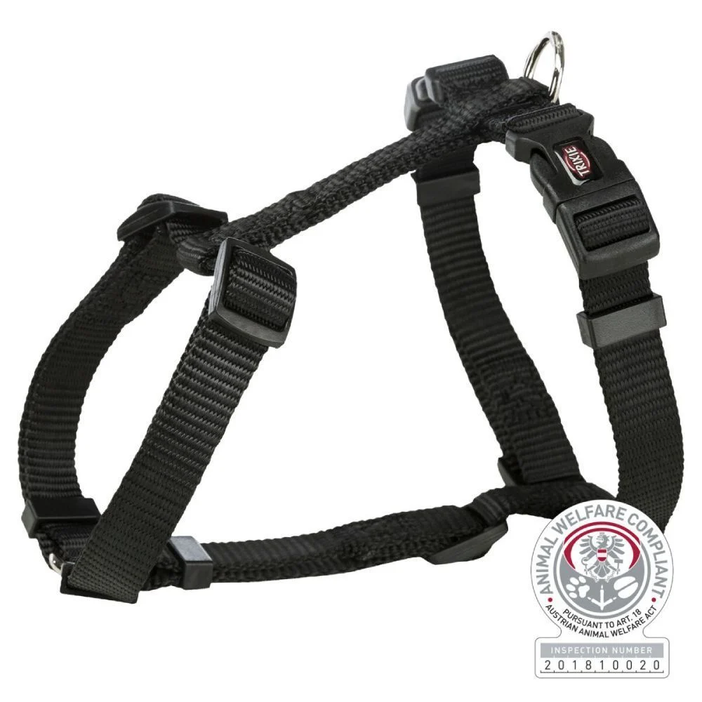 Trixie Premium H-Harness шлея для собак XXS-XS 20-32 см - чорний