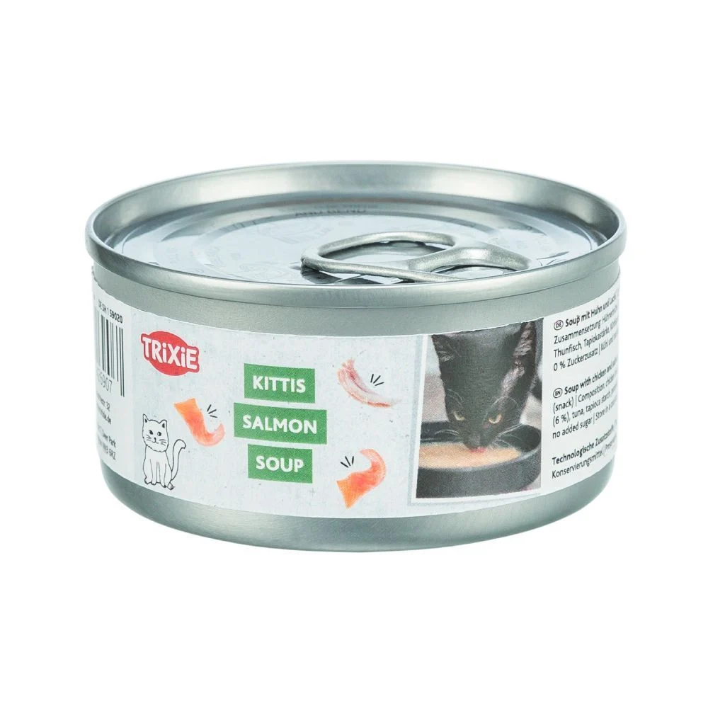 Trixie Soup суп корм для кошек 80 г - курица и лосось