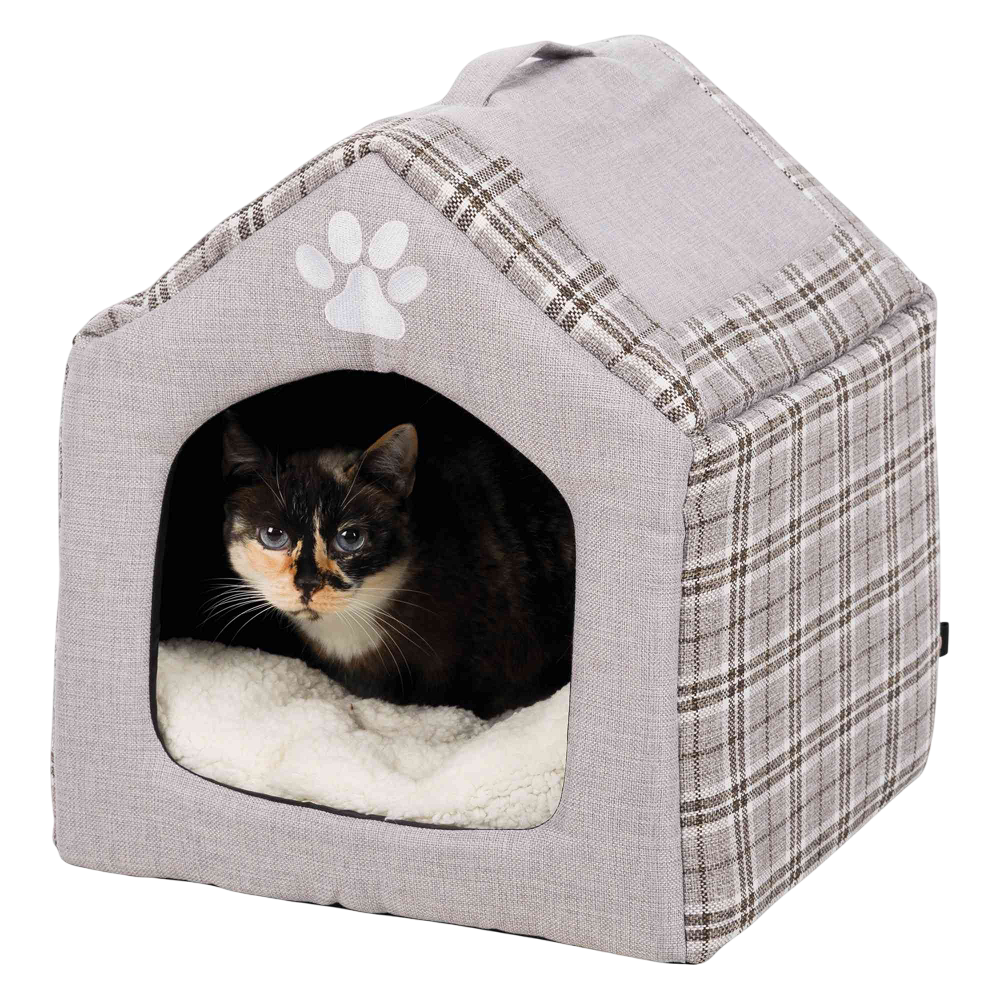 Trixie Silas Будиночок для котів 40х45х40 см - сірий Trixie Silas Будиночок для котів 40х45х40 см - сірий