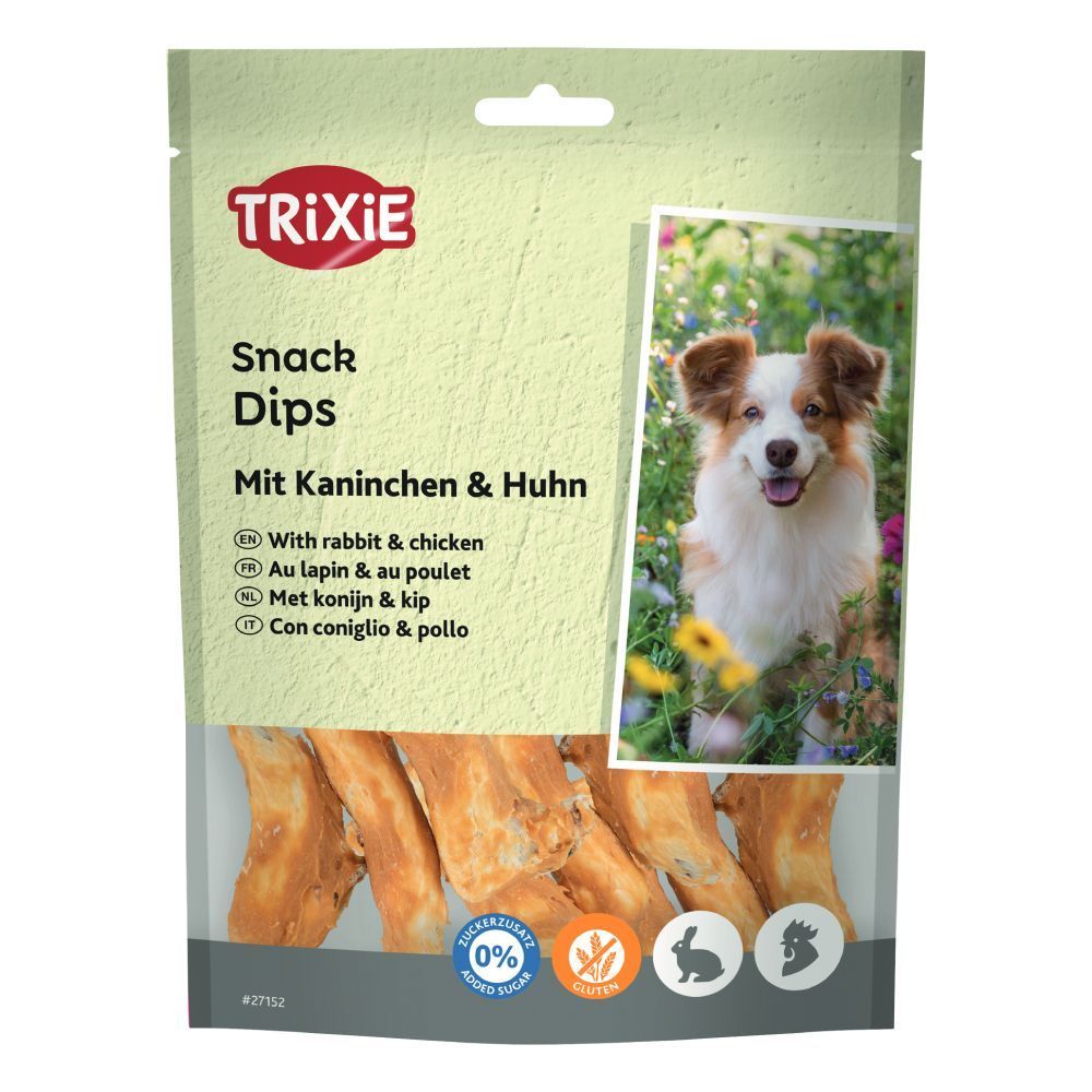 Лакомства для собак Trixie Snack Dips 120 г - кролик и курица Лакомства для собак Trixie Snack Dips 120 г - кролик и курица