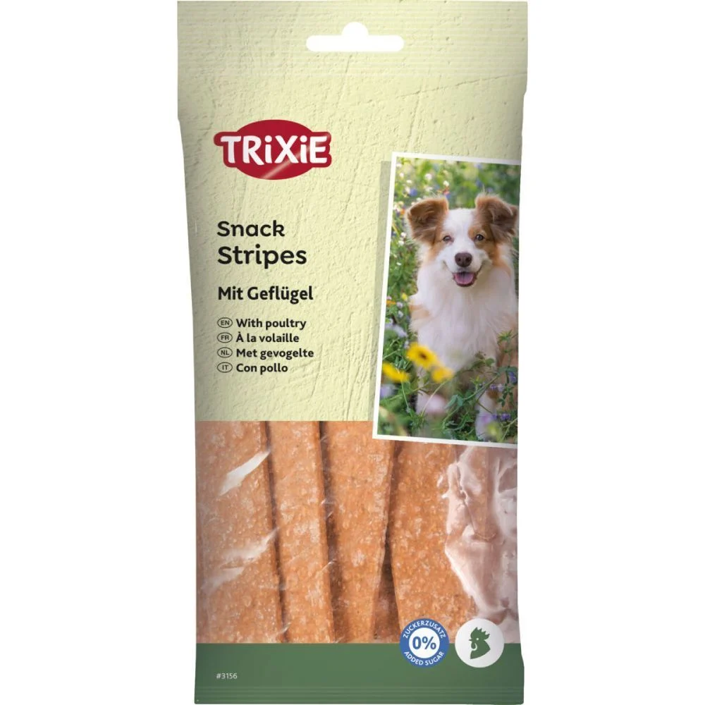 Ласощі для собак Trixie Stripes 100 г - курка Ласощі для собак Trixie Stripes 100 г - курка