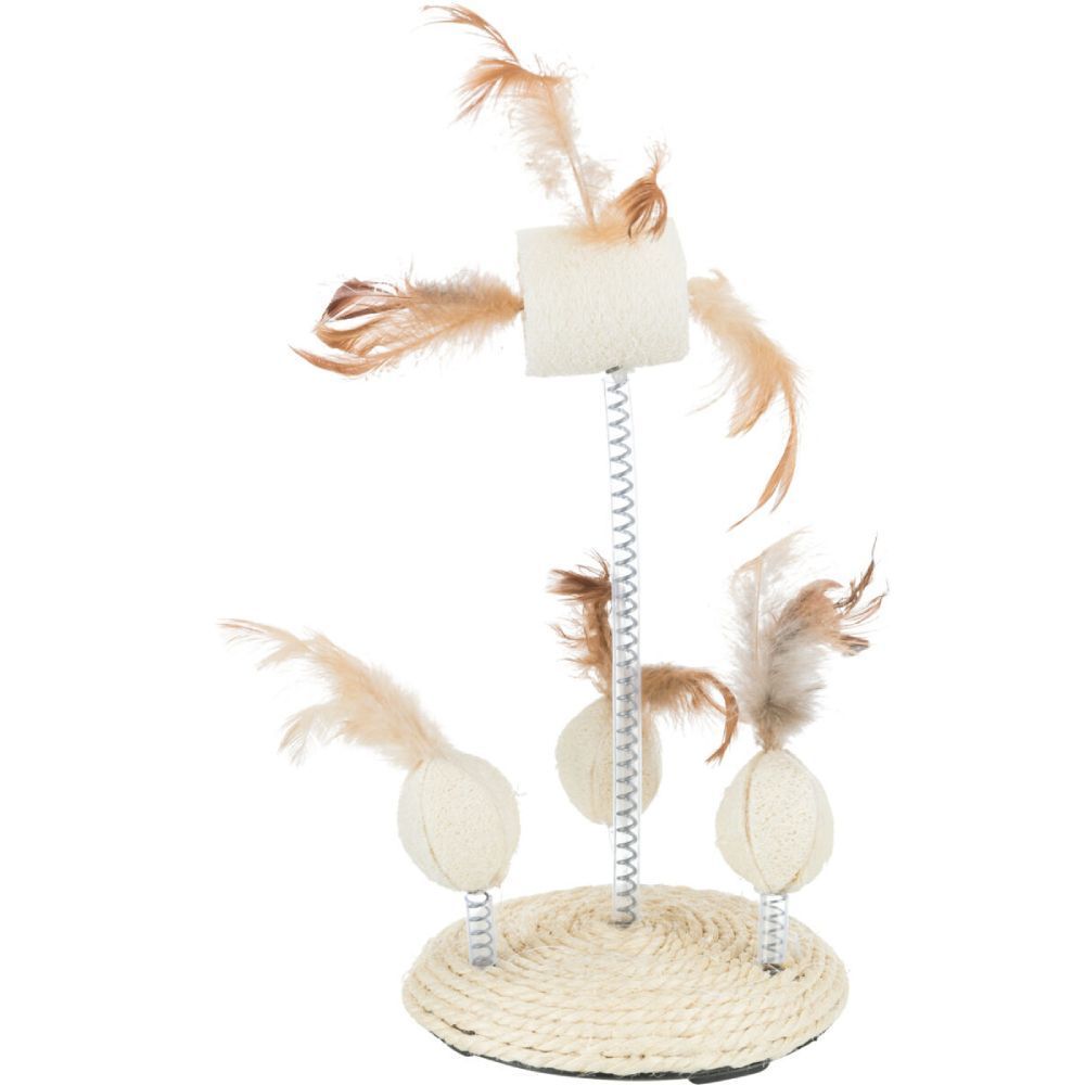 Trixie Wiggling Feather іграшка для котів 15х30 см – бежевий Trixie Wiggling Feather іграшка для котів 15х30 см – бежевий