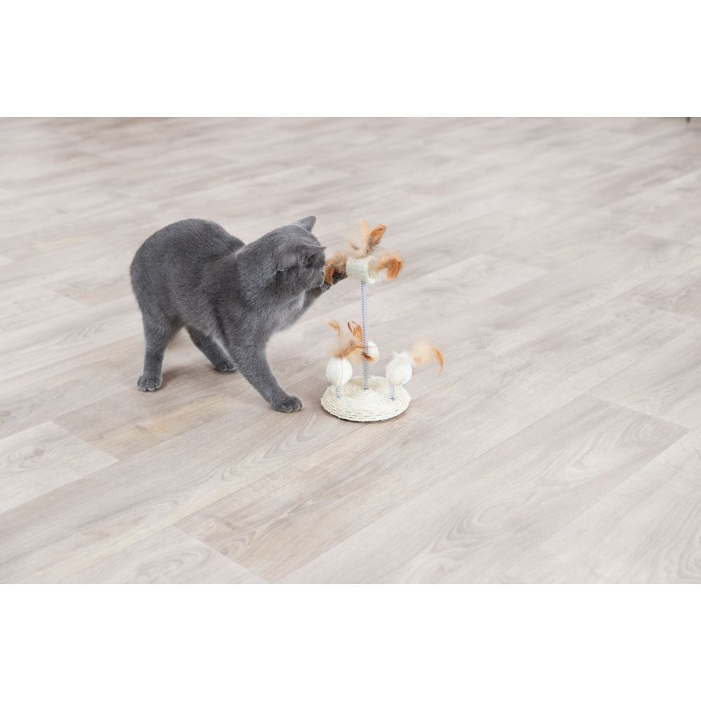 Trixie Wiggling Feather іграшка для котів 15х30 см – бежевий Trixie Wiggling Feather іграшка для котів 15х30 см – бежевий