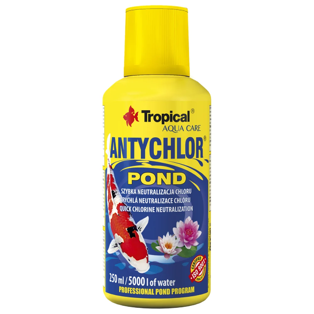Tropical Antychlor Pond кондиціонуючий засіб для ставка 250 мл Tropical Antychlor Pond кондиціонуючий засіб для ставка 250 мл