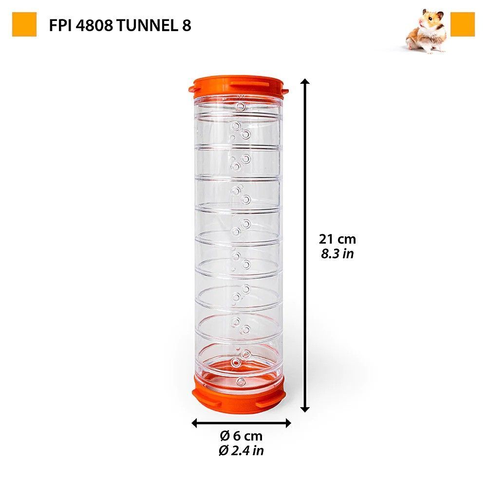 Тунель для гризунів Ferplast «Fpi 4808 Tunnel 8» 21 см / d = 6 см