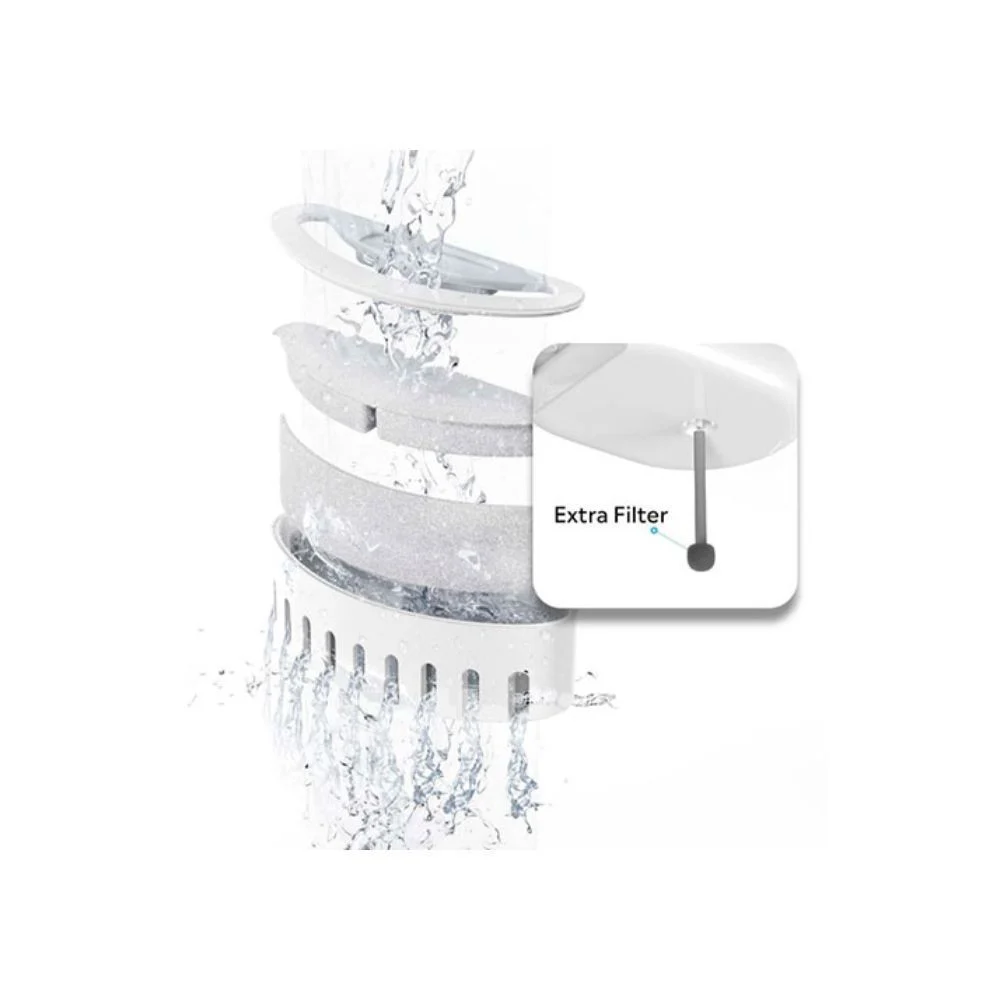 Uahpet фильтр для поилки-фонтана Glow Wireless Pet Fountain 6 шт - белый