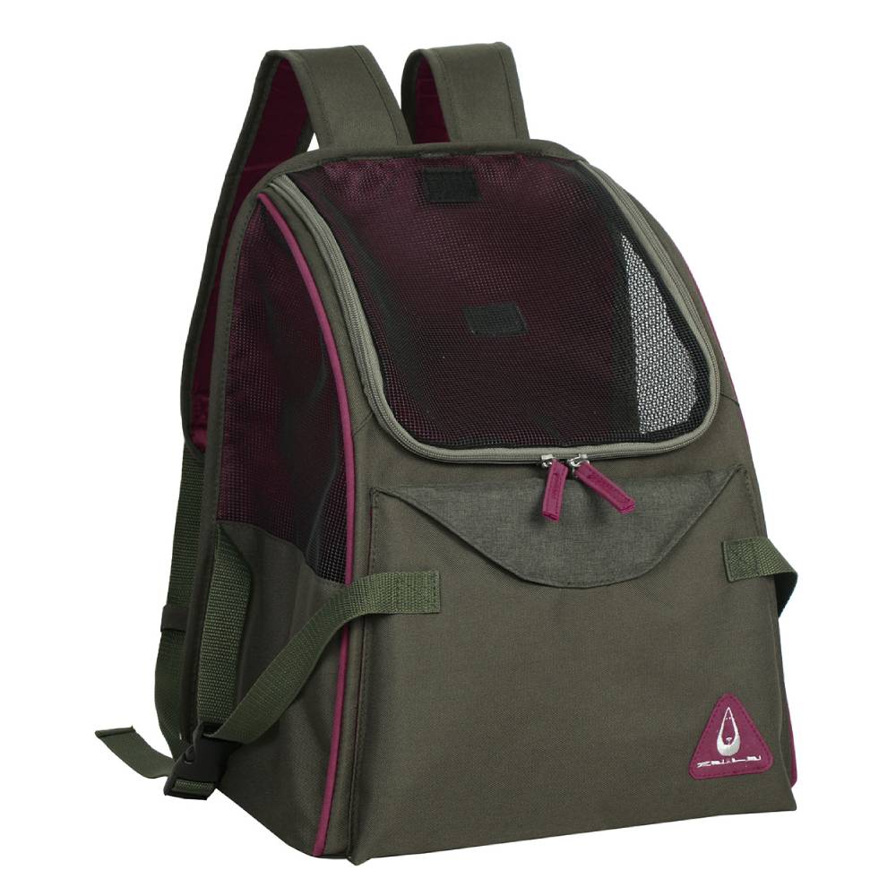 Сумка-переноска для собак Pet Fun Paros M 39,5х21х34 см - темно-зеленый Сумка-переноска для собак Pet Fun Paros M 39,5х21х34 см - темно-зеленый