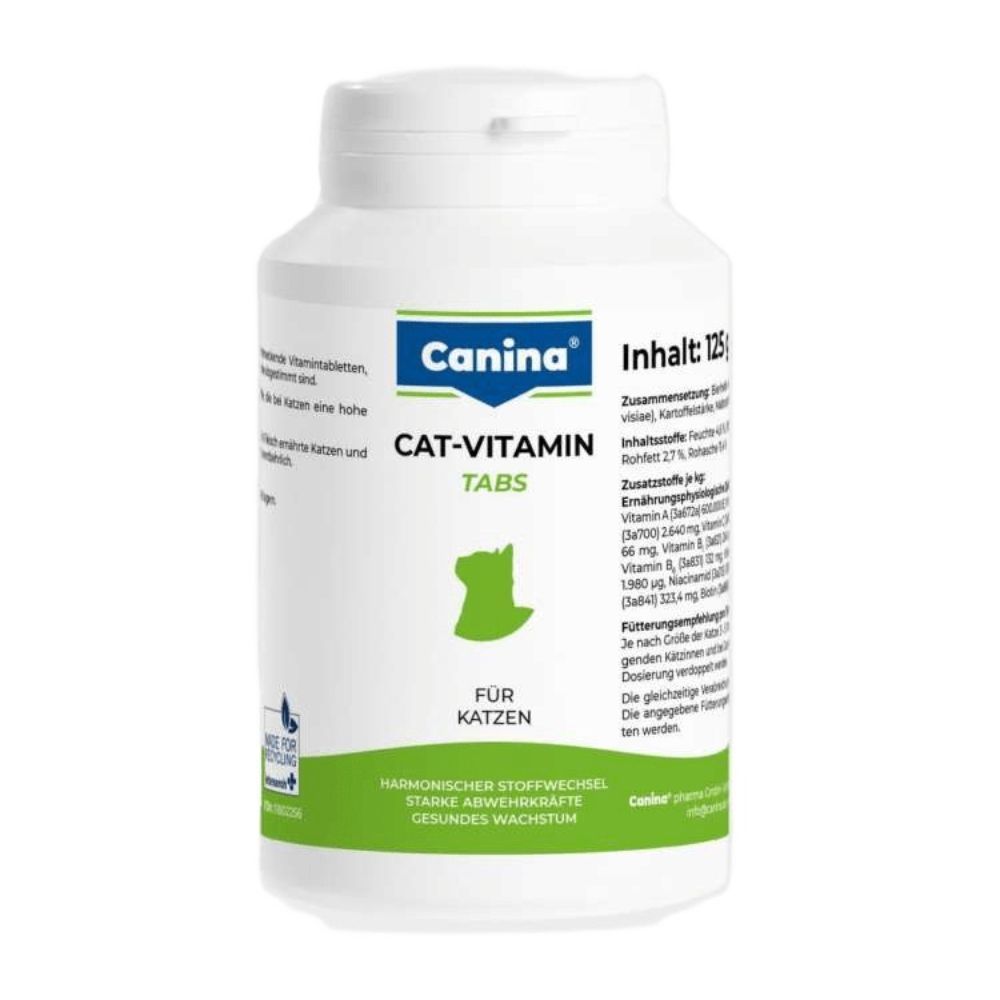 Вітаміни для котів Canina Cat-Vitamin 250 шт/125 г Вітаміни для котів Canina Cat-Vitamin 250 шт/125 г