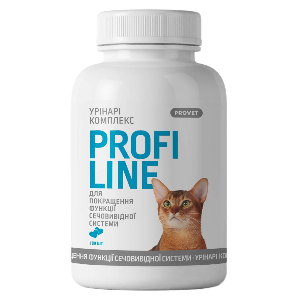 Вітаміни для котів PROVET Profiline Урінарі Комплекс 180 шт Вітаміни для котів PROVET Profiline Урінарі Комплекс 180 шт