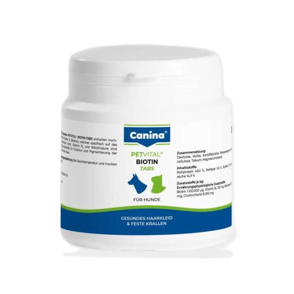 Вітаміни для котів Canina Petvital Biotin 50 таблеток 100 г