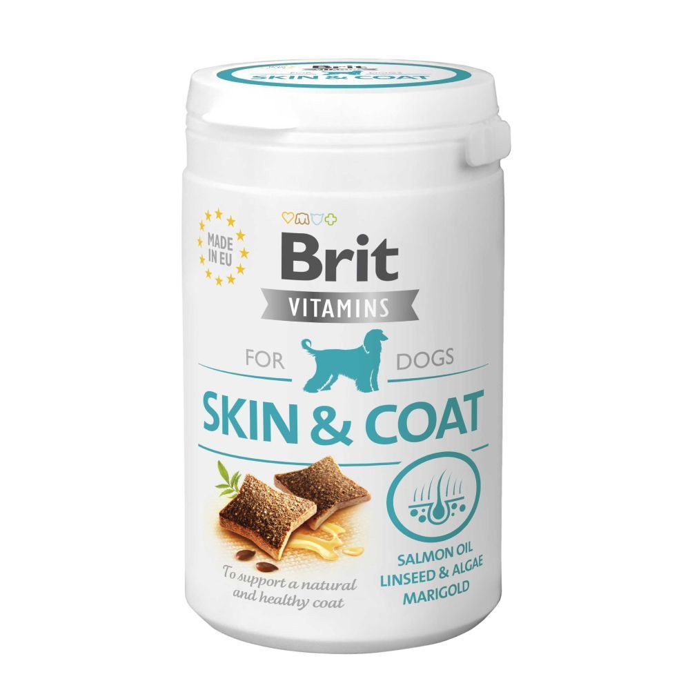 Brit Vitamins Skin and Coat вітаміни для собак 150 г Brit Vitamins Skin and Coat вітаміни для собак 150 г