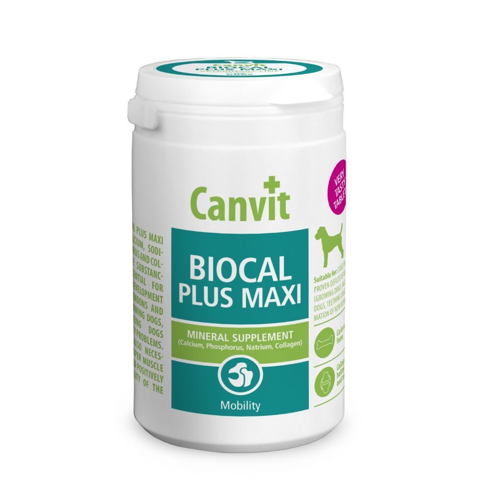 Вітаміни для собак Canvit Biocal Plus Maxi 230 г Вітаміни для собак Canvit Biocal Plus Maxi 230 г