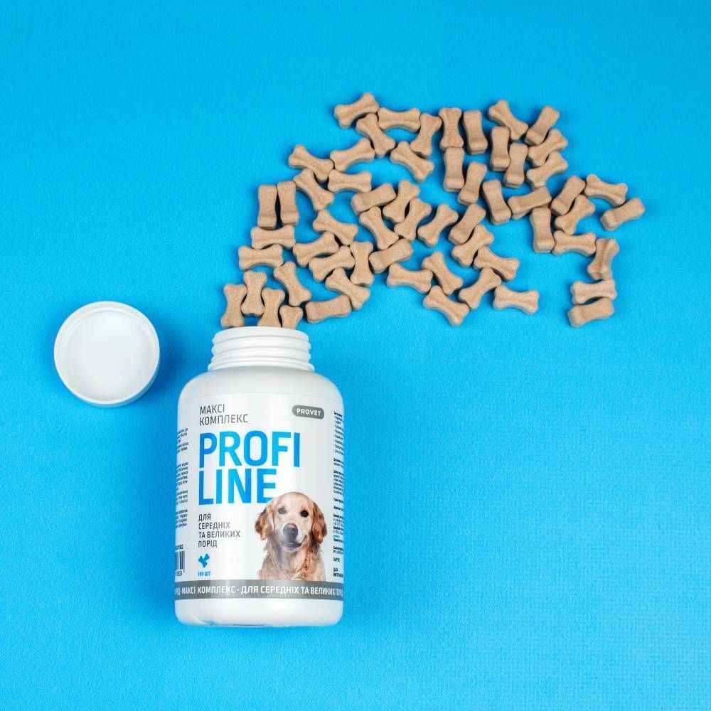 Вітаміни для собак PROVET Profiline Максі Комплекс 100 шт Вітаміни для собак PROVET Profiline Максі Комплекс 100 шт