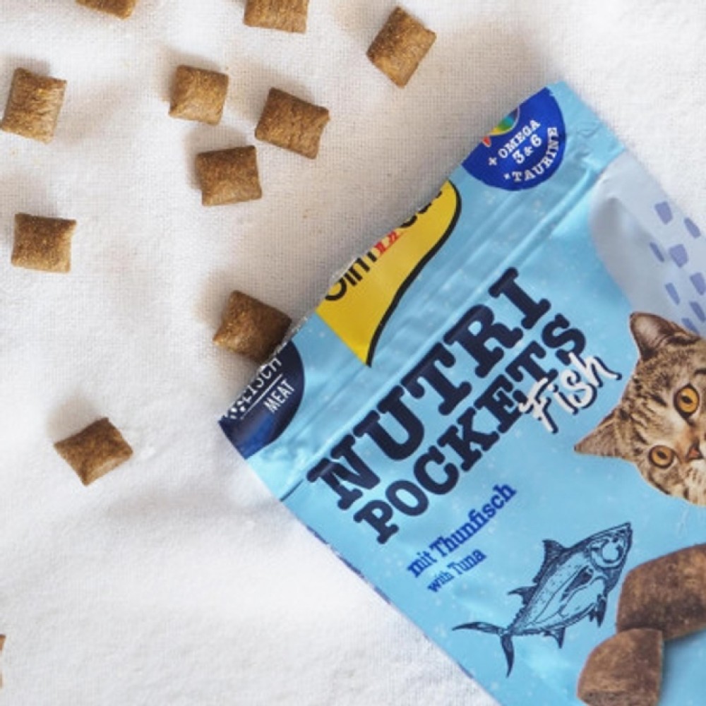 Ласощі для котів GimCat Nutri Pockets Fish 60 г - тунець