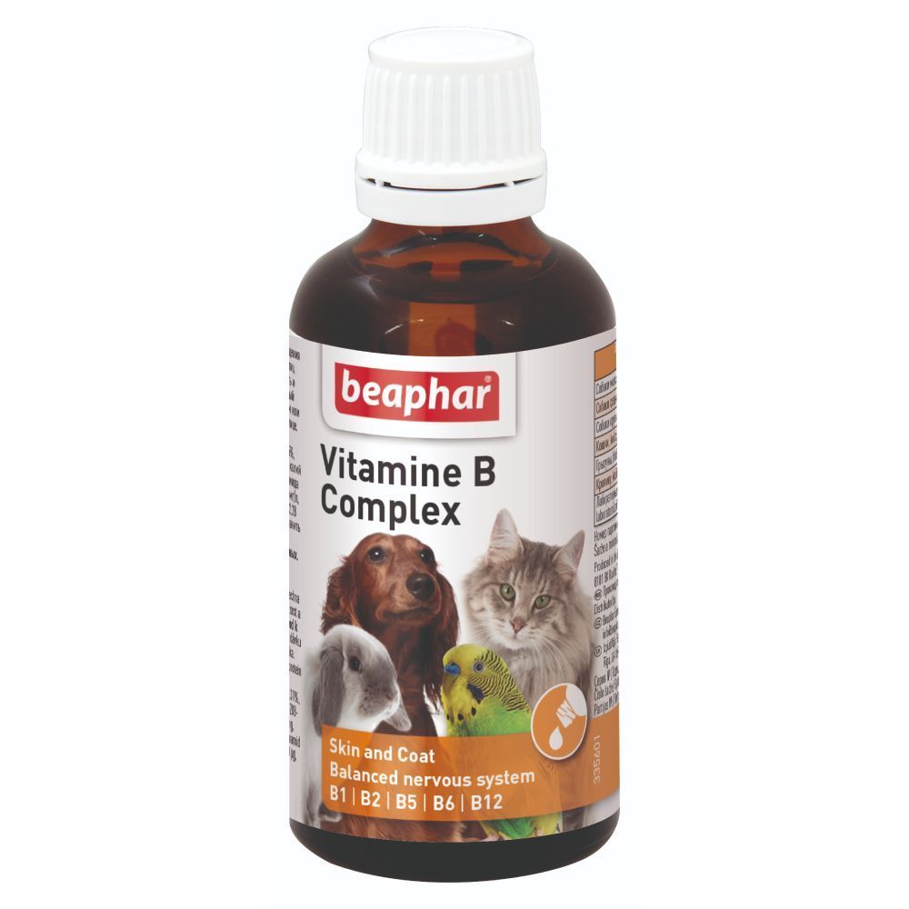 Вітаміни Beaphar Vitamine B Complex для котів, собак, гризунів та птахів 50 мл