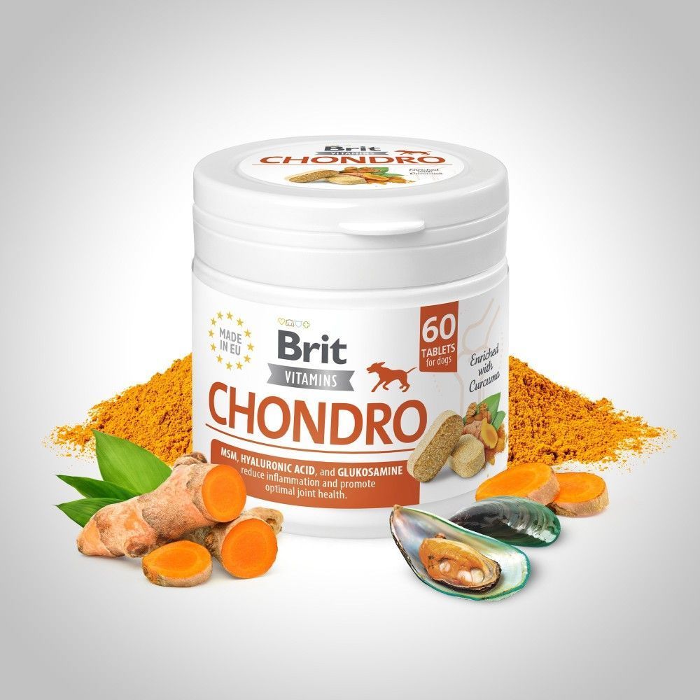 Brit Vitamins Chondro вітаміни для собак 60 шт Brit Vitamins Chondro вітаміни для собак 60 шт