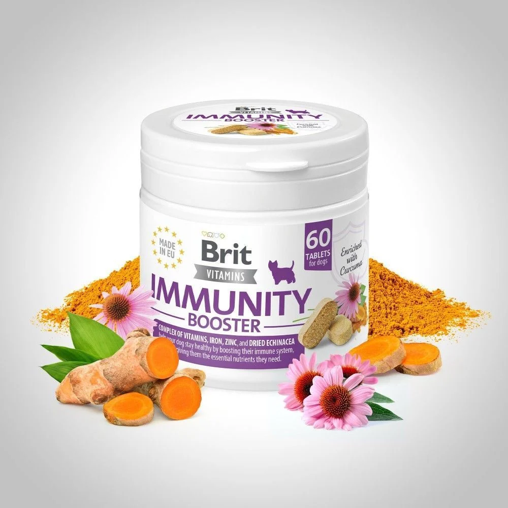 Brit Vitamins Immunity Booster вітаміни для собак 60 шт