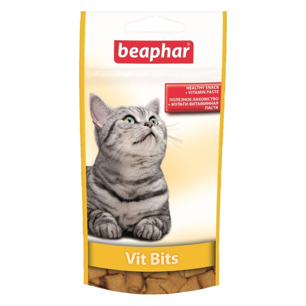 Вітаміни для котів Beaphar Vit-Bits 75 шт - 35 г Вітаміни для котів Beaphar Vit-Bits 75 шт - 35 г