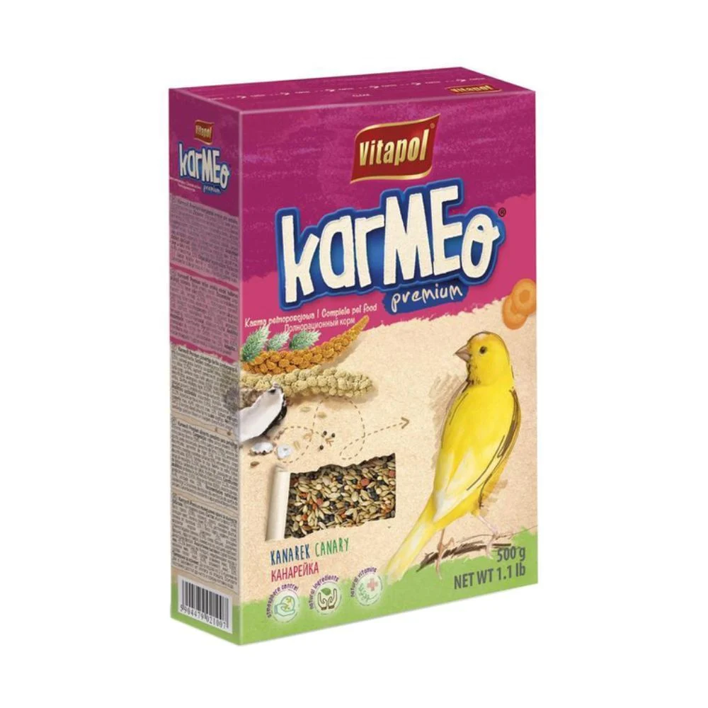 Корм для канарок Vitapol Karmeo Premium 500 г - асорті Корм для канарок Vitapol Karmeo Premium 500 г - асорті