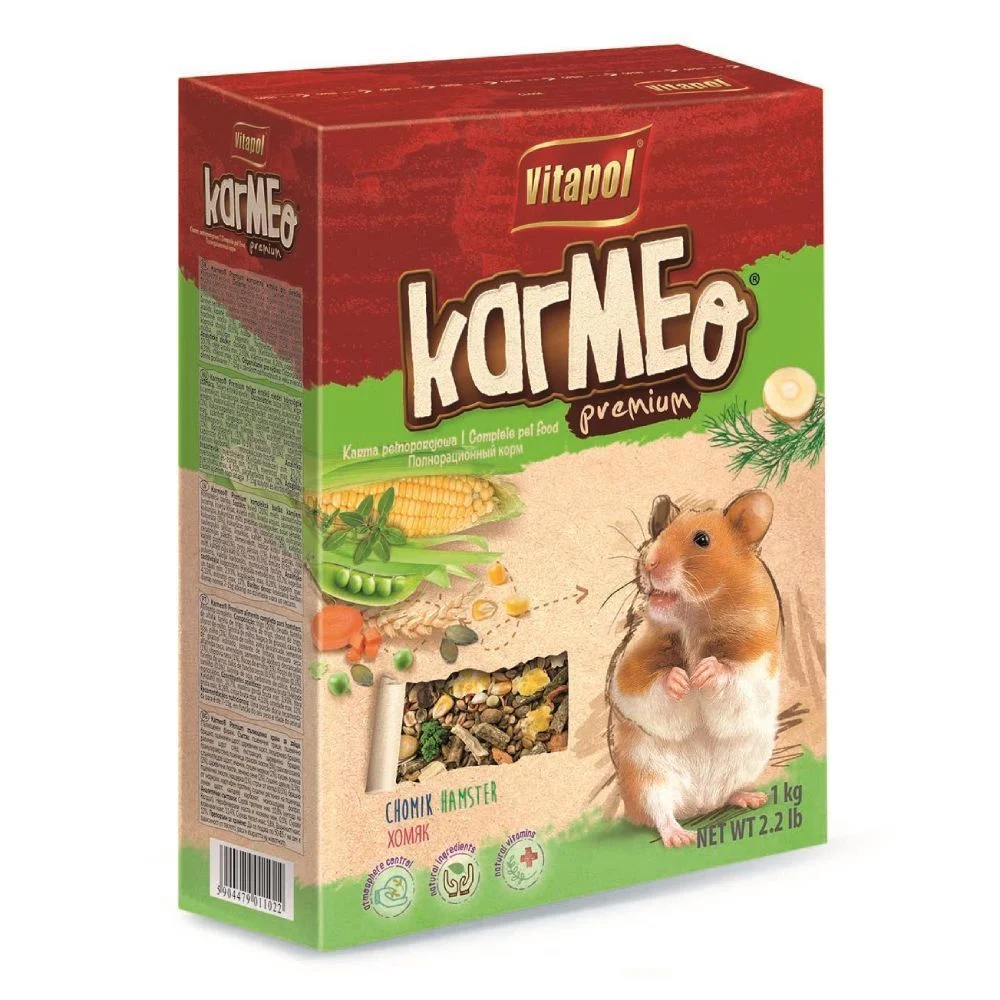Корм для хом'яків Vitapol Karmeo Premium 1 кг - асорті