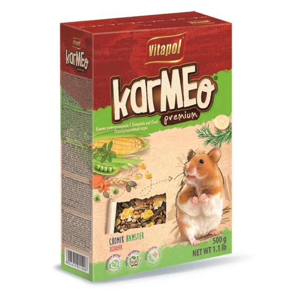 Корм для хомяков Vitapol Karmeo Premium 500 г - ассорти