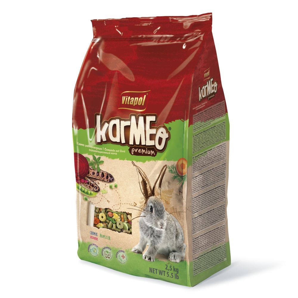 Корм для кроликов Vitapol Karmeo Premium 2,5 кг - ассорти