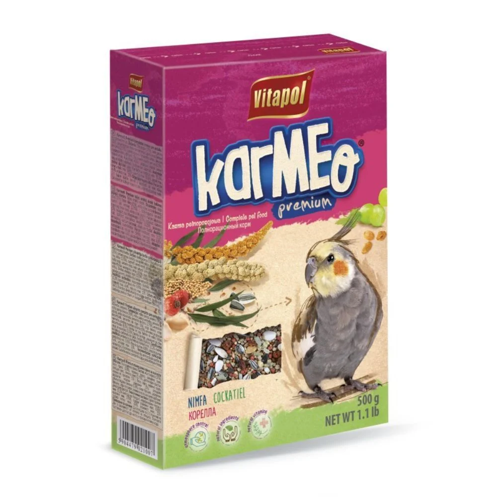 Корм для німф Vitapol Karmeo Premium 500 г - асорті