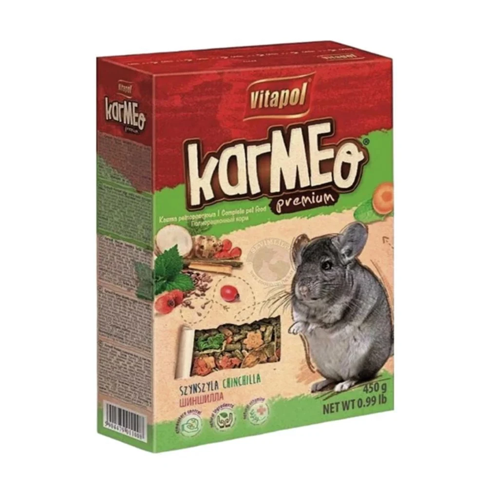Корм для шиншил Vitapol Karmeo Premium 450 г - асорті