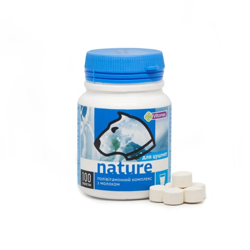 Vitomax Nature витамины для щенков 100 шт - молоко Vitomax Nature витамины для щенков 100 шт - молоко