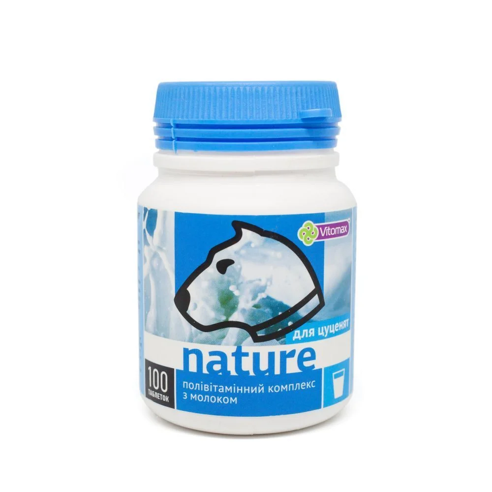 Vitomax Nature витамины для щенков 100 шт - молоко Vitomax Nature витамины для щенков 100 шт - молоко