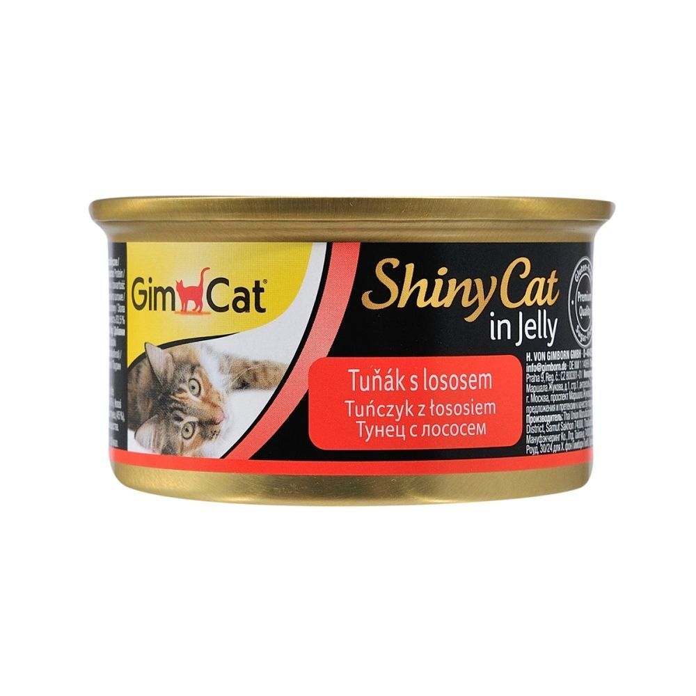 Вологий корм для котів GimCat Shiny Cat 70 г - тунець та лосось Вологий корм для котів GimCat Shiny Cat 70 г - тунець та лосось