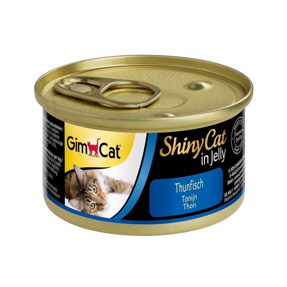 Вологий корм для котів GimCat Shiny Cat 70 г - тунець Вологий корм для котів GimCat Shiny Cat 70 г - тунець