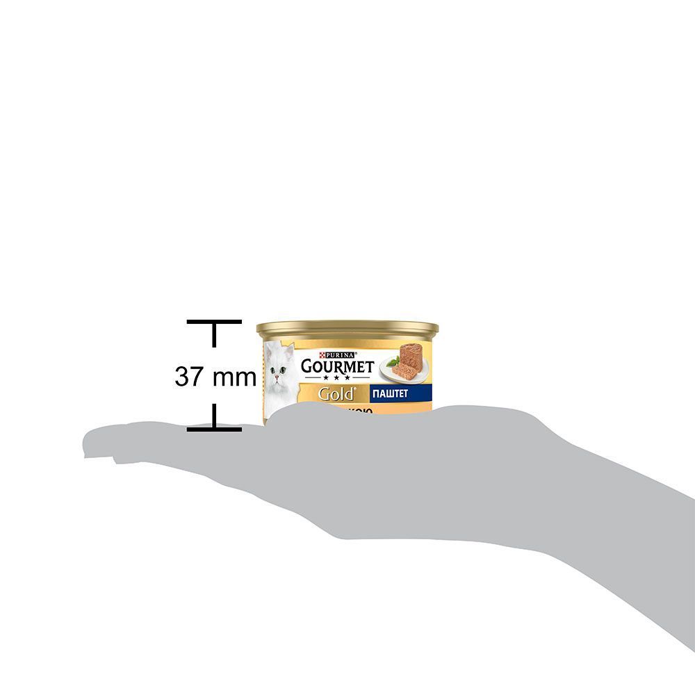 Влажный корм для кошек Gourmet Gold Pate 85 г - индейка