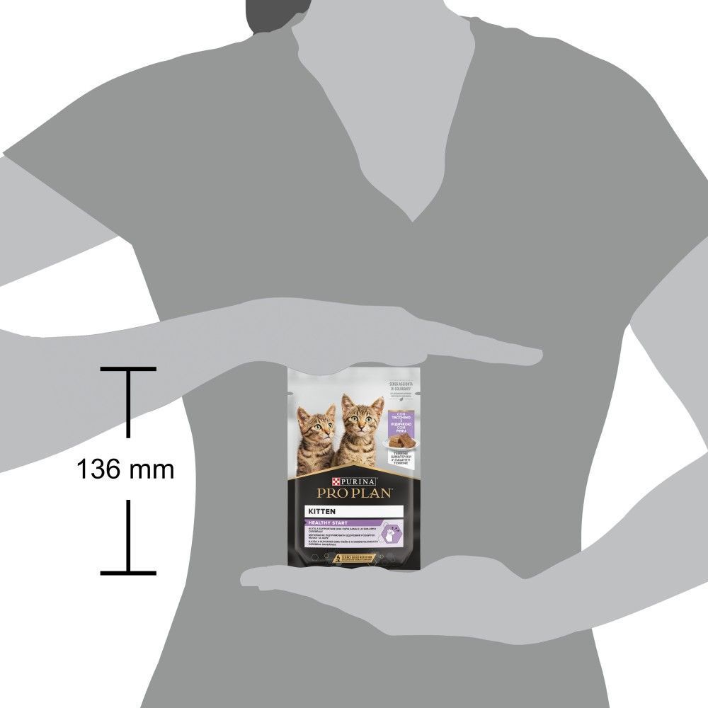 Влажный корм для котят Pro Plan Kitten Healthy Start 75 г — индейка Влажный корм для котят Pro Plan Kitten Healthy Start 75 г — индейка