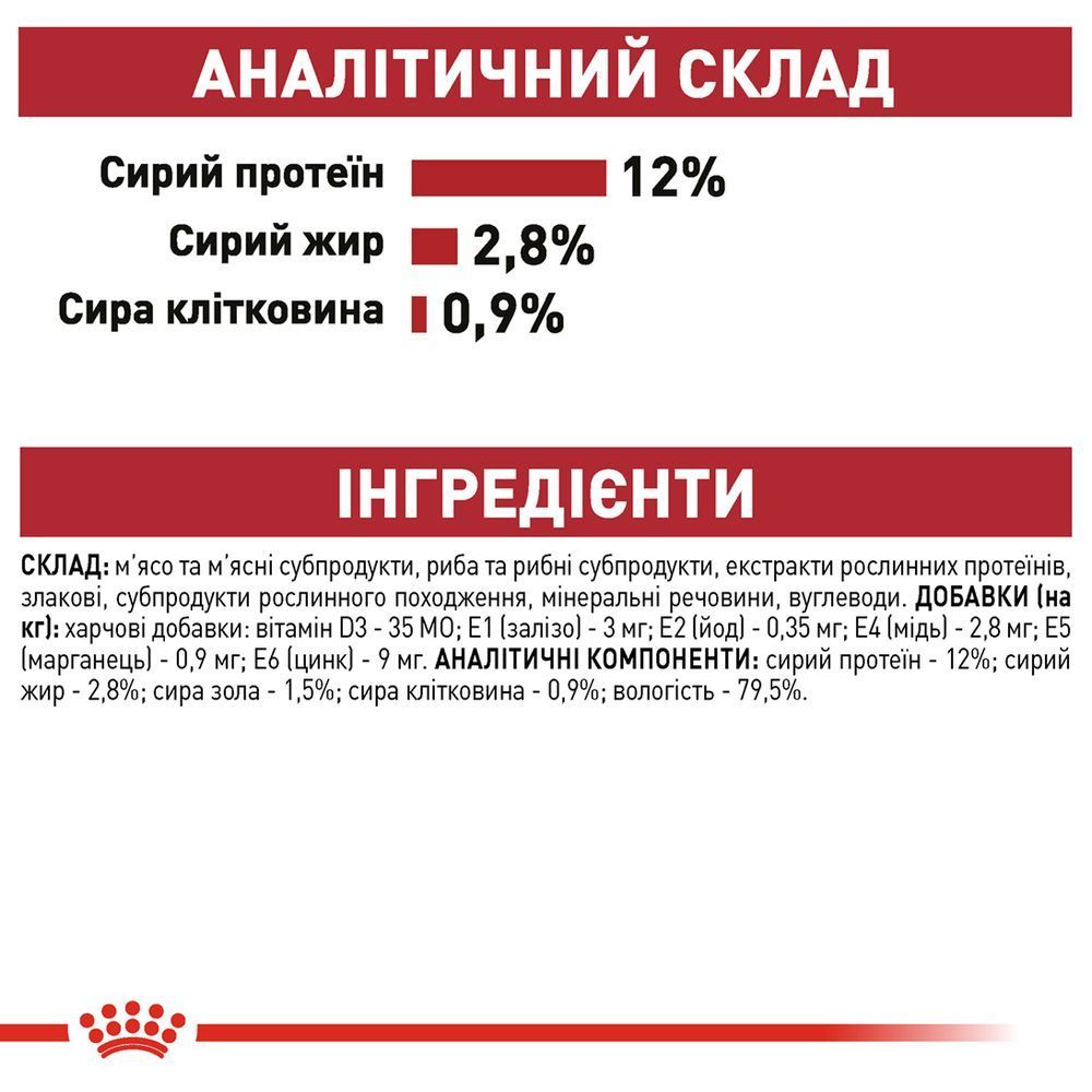 Вологий корм для котів Royal Canin Instinctive Sauce 85 г