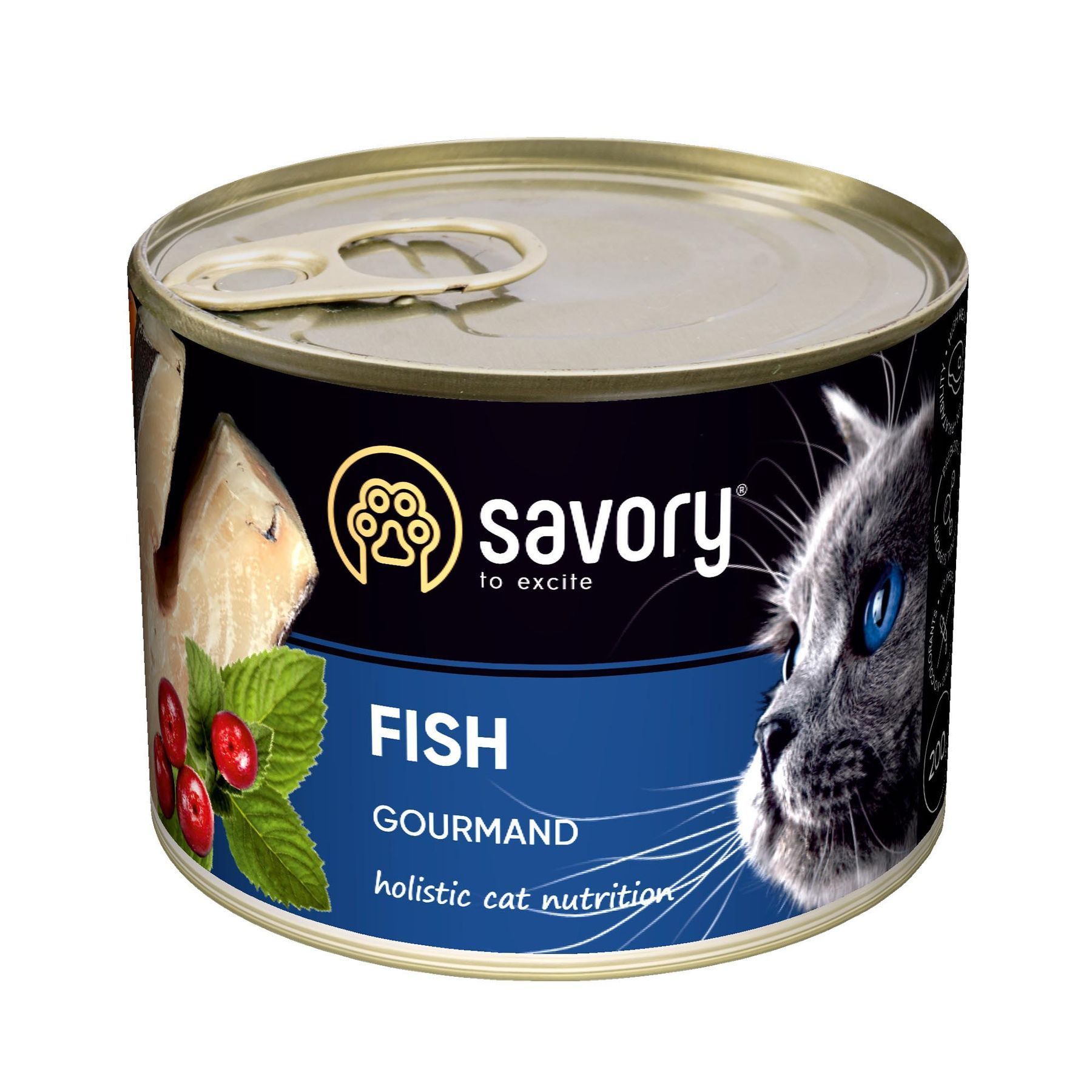 Вологий корм для котів Savory Adult 200 г - риба Вологий корм для котів Savory Adult 200 г - риба