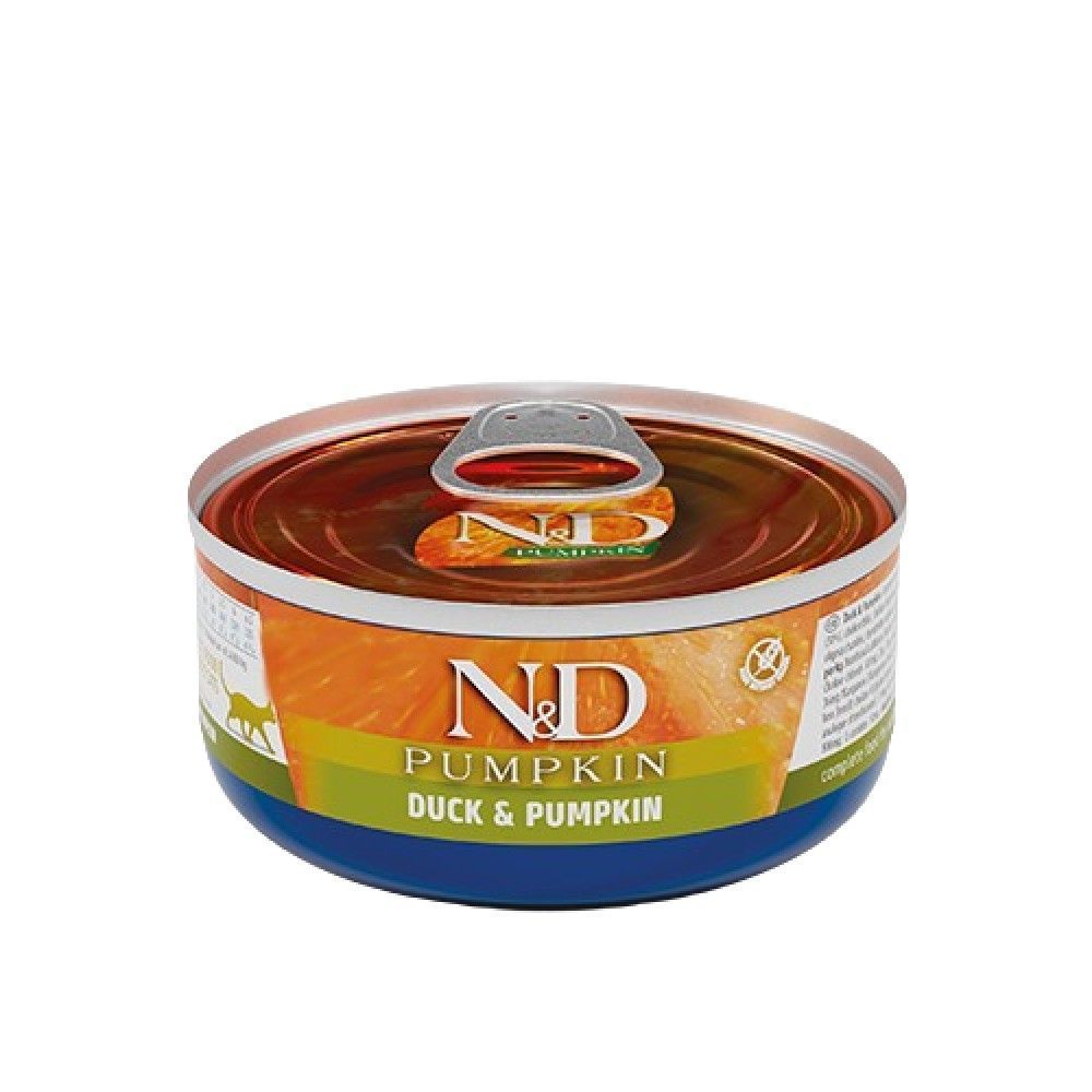 Вологий корм для котів Farmina N&D Grain Free Pumpkin 70 г - качка та гарбуз