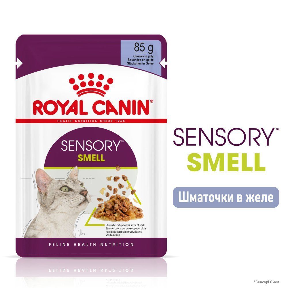 Влажный корм для кошек Royal Canin Sensory Smell Jelly pouch 85 г
