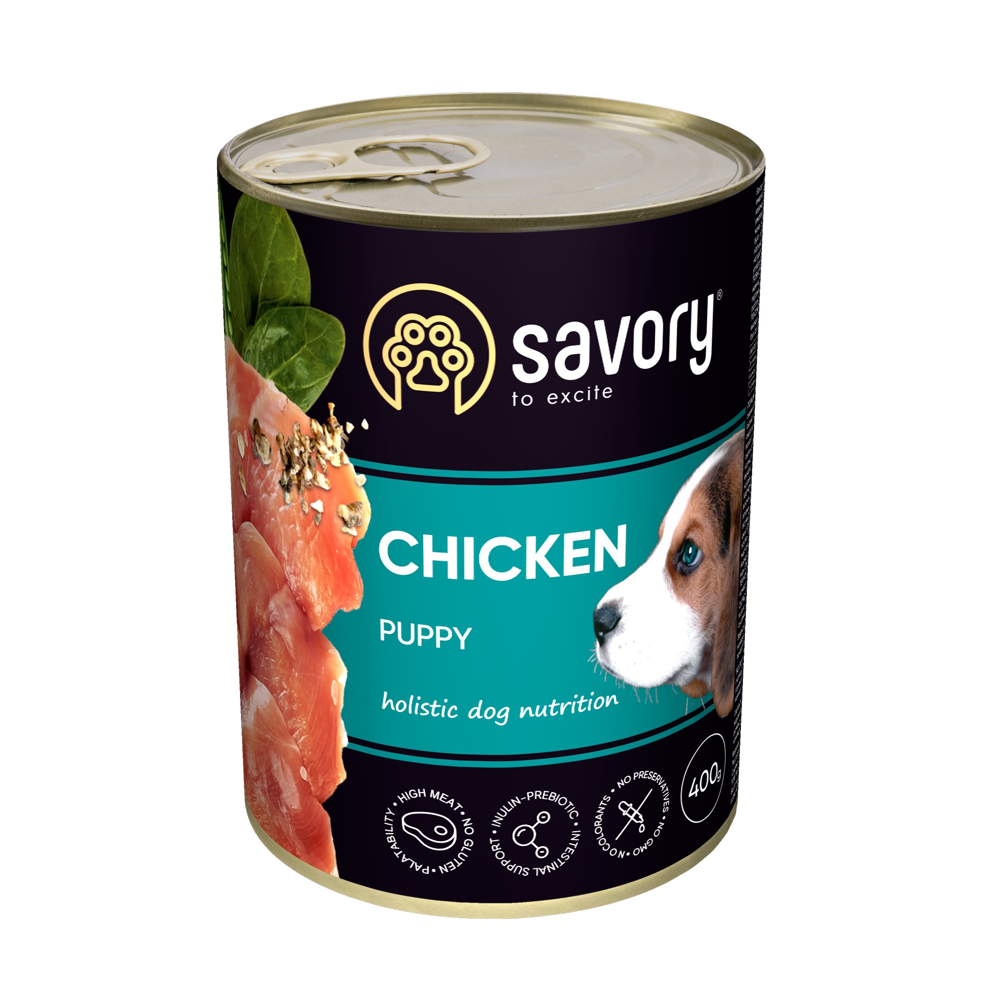 Savory Puppy вологий корм для цуценят 400 г - курка Savory Puppy вологий корм для цуценят 400 г - курка