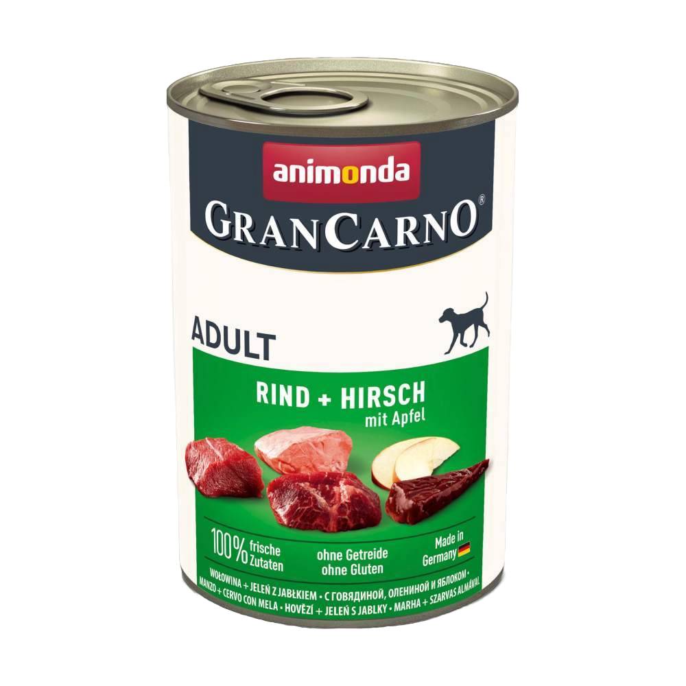 Влажный корм для собак Animonda Gran Carno Adult 400 г - говядина и оленина