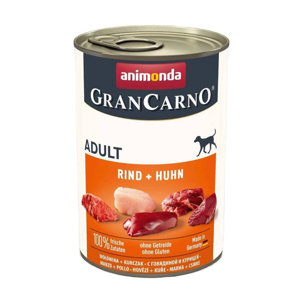 Влажный корм для собак Animonda GranCarno Adult 400 г - говядина и курица Влажный корм для собак Animonda GranCarno Adult 400 г - говядина и курица