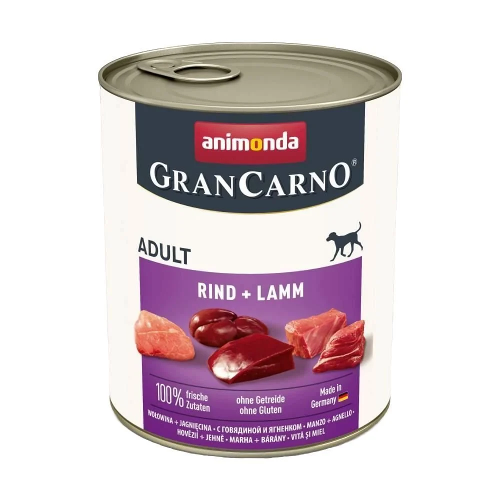 Влажный корм для собак Animonda GranCarno Adult 800 г - говядина и ягнёнок