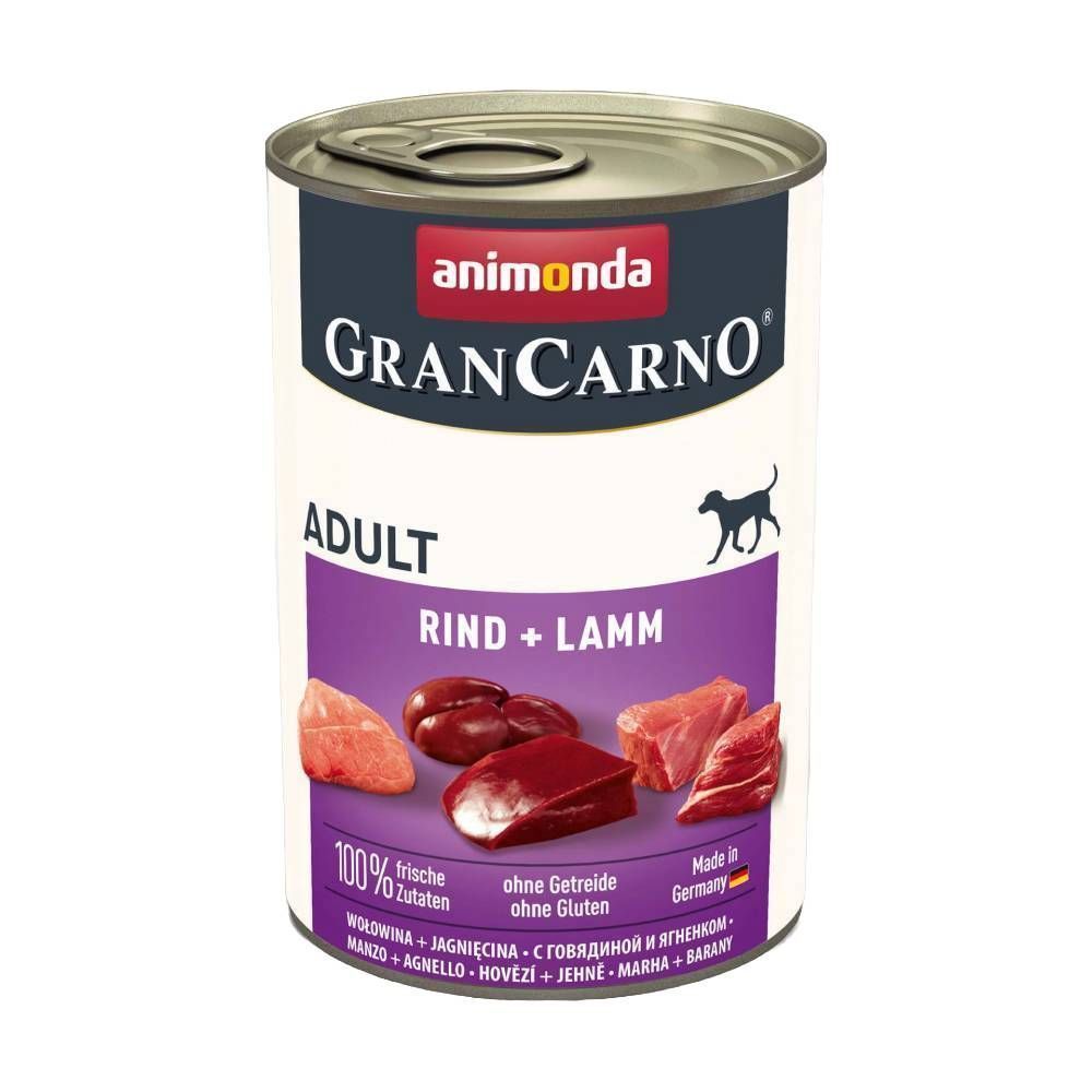 Влажный корм для собак Animonda GranCarno Adult 400 г - говядина и ягнёнок Влажный корм для собак Animonda GranCarno Adult 400 г - говядина и ягнёнок